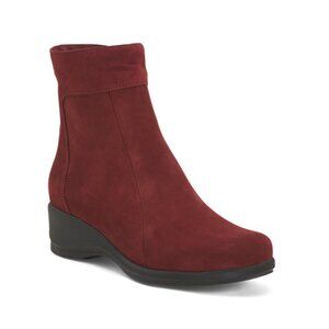 LA CANADIENNE Bordo Suede Tina Booties
